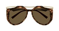 Occhiali da sole Saint Laurent Donna SL M137 AMELIA002-HAVANA-GOLD-BROWN55 - SL M137 AMELIA002-HAVANA-GOLD-BROWN55